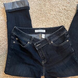 Chico's Women's Classic Indigo Straight Leg Cropped Jeans